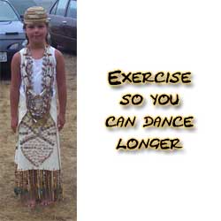 Exercise so you can dance longer